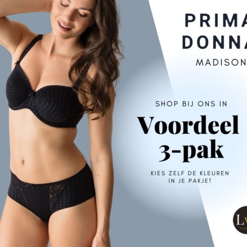 PrimaDonna Madison Hotpants Zwart Sale