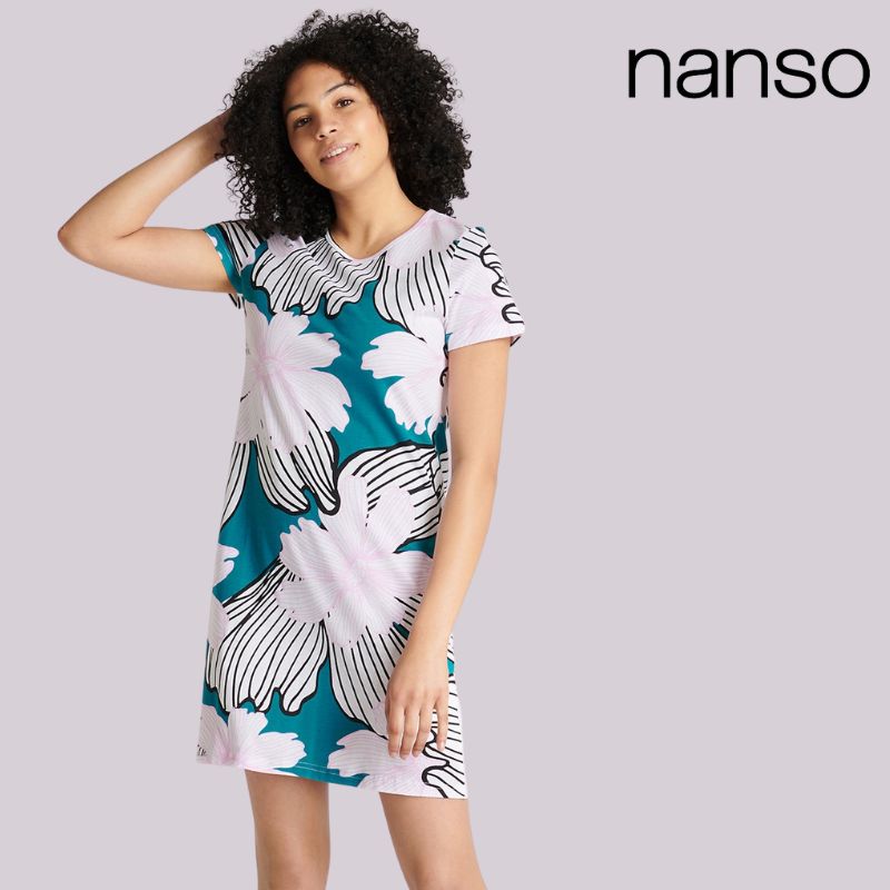 Nanso Big Shirt - Hibiscus LvB - Nanso Webshop
