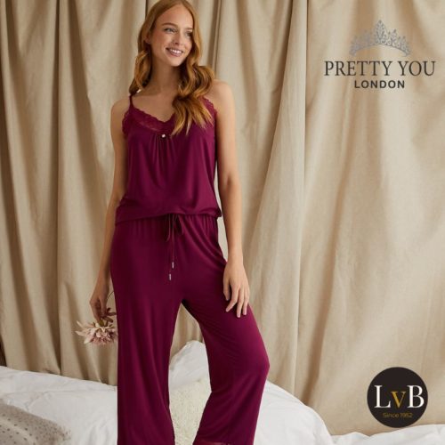 pretty-you-london-pyjama-spaghetti-trouser-set-bordeaux-rood-3
