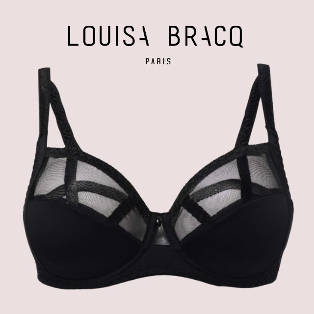 Louisa bracq serie beugel bh 471-01 zwart