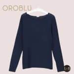 Perfect Line Cashmere-oroblu-longsleeve-vobt67055-blauw-1