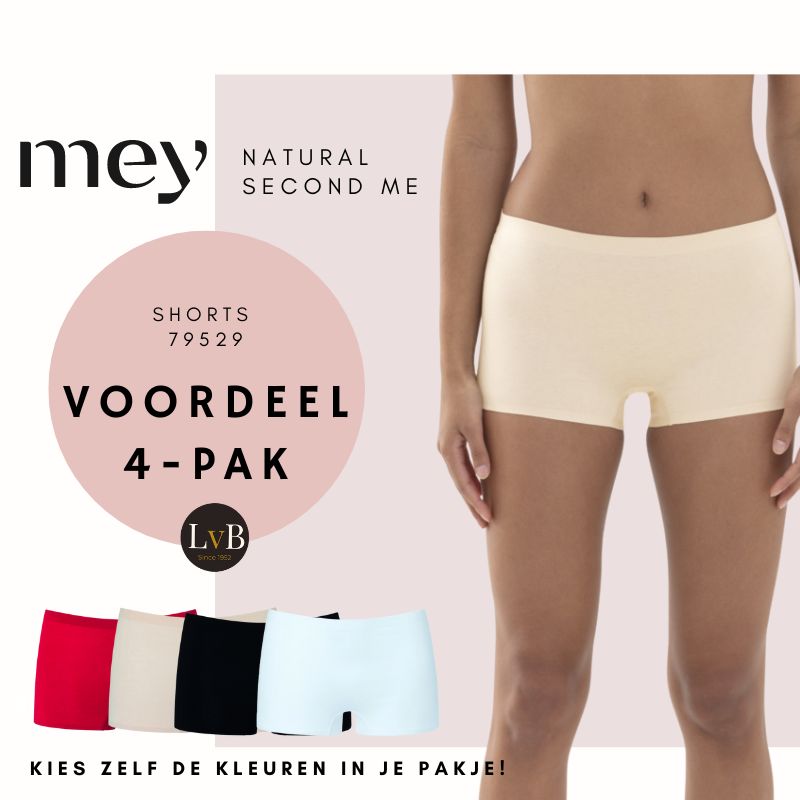 Natural Second Me Short VOORDEEL 4 PAK