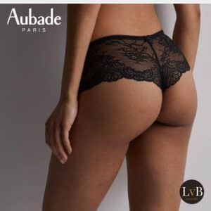 Aubade Danse des Sens shorty in zwart – elegante kanten shorty met verfijnde details, comfortabel en luxe damesondergoed van Aubade