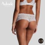 Aubade Rosessence Saint-Tropez shorty in gebroken wit