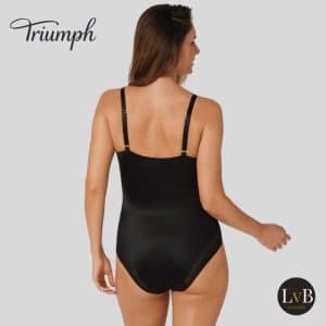 Triumph True Shape Sensation BSWP body zwart achterkant – naadloze corrigerende body