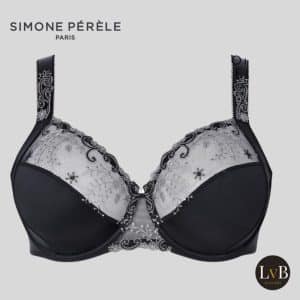 Simone Perele Delice full cup bh met beugel 12X320 Moonlight zwart grijs kant