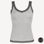 Like It Kim kanten top voor dames in de kleur Anthrazit