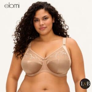 Elomi Cate EL4030 beugel bh Hazel gedragen door model